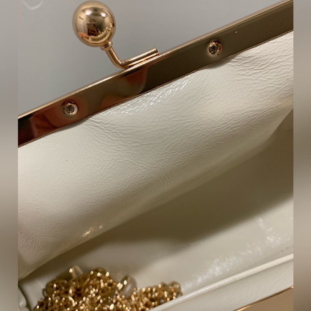 Soft Pink Genuine Pebble Leather Kisslock Clutch/Shoulder Bag/Crossbody - Picture 13 of 15